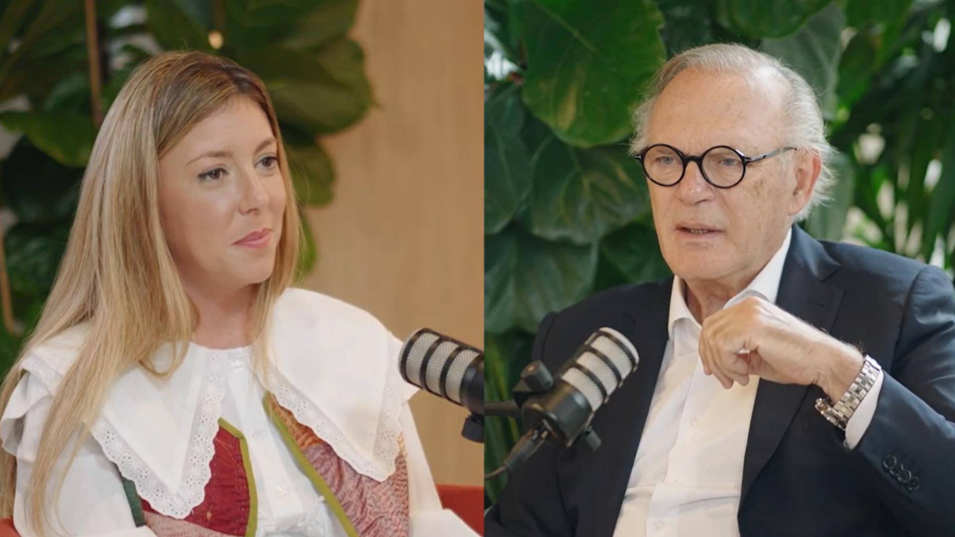 Pedro Piqueras junto a Natalia Oliver, directora de Reputación Corporativa y ASG del Grupo Enhol