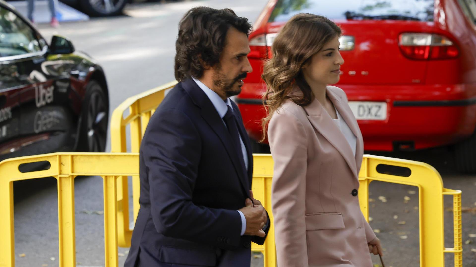 Alberto González Amador, a su llegada al Tribunal Supremo