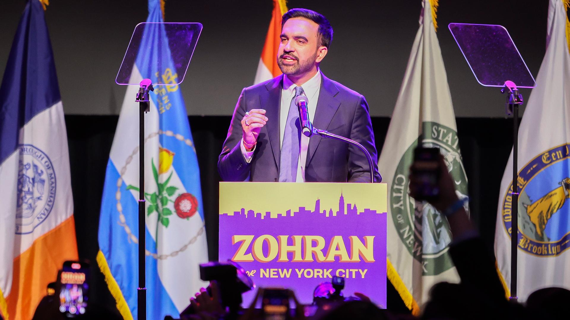 El candidato demócrata a la Alcaldía de Nueva York, Zohran Mamdani