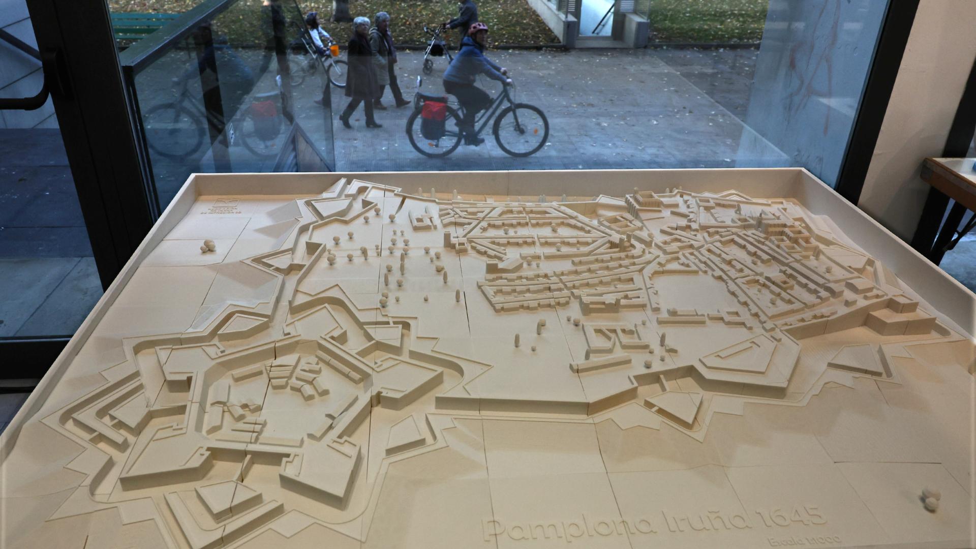 El reto de este año, la maqueta 3D de Pamplona y su Ciudadela en el año 1645