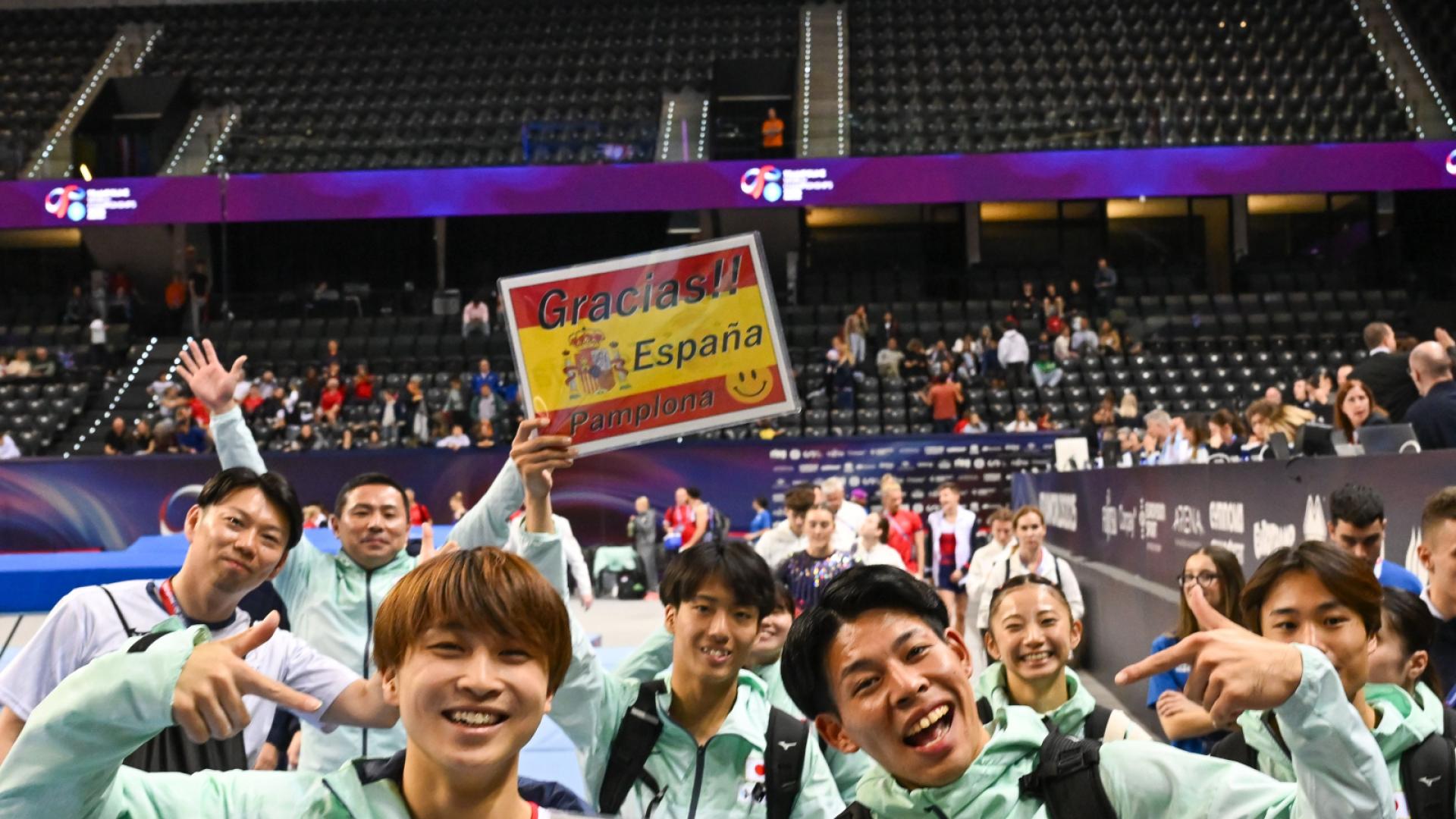 El japonés Yusei Matsumoto, agradecido con Pamplona.fig