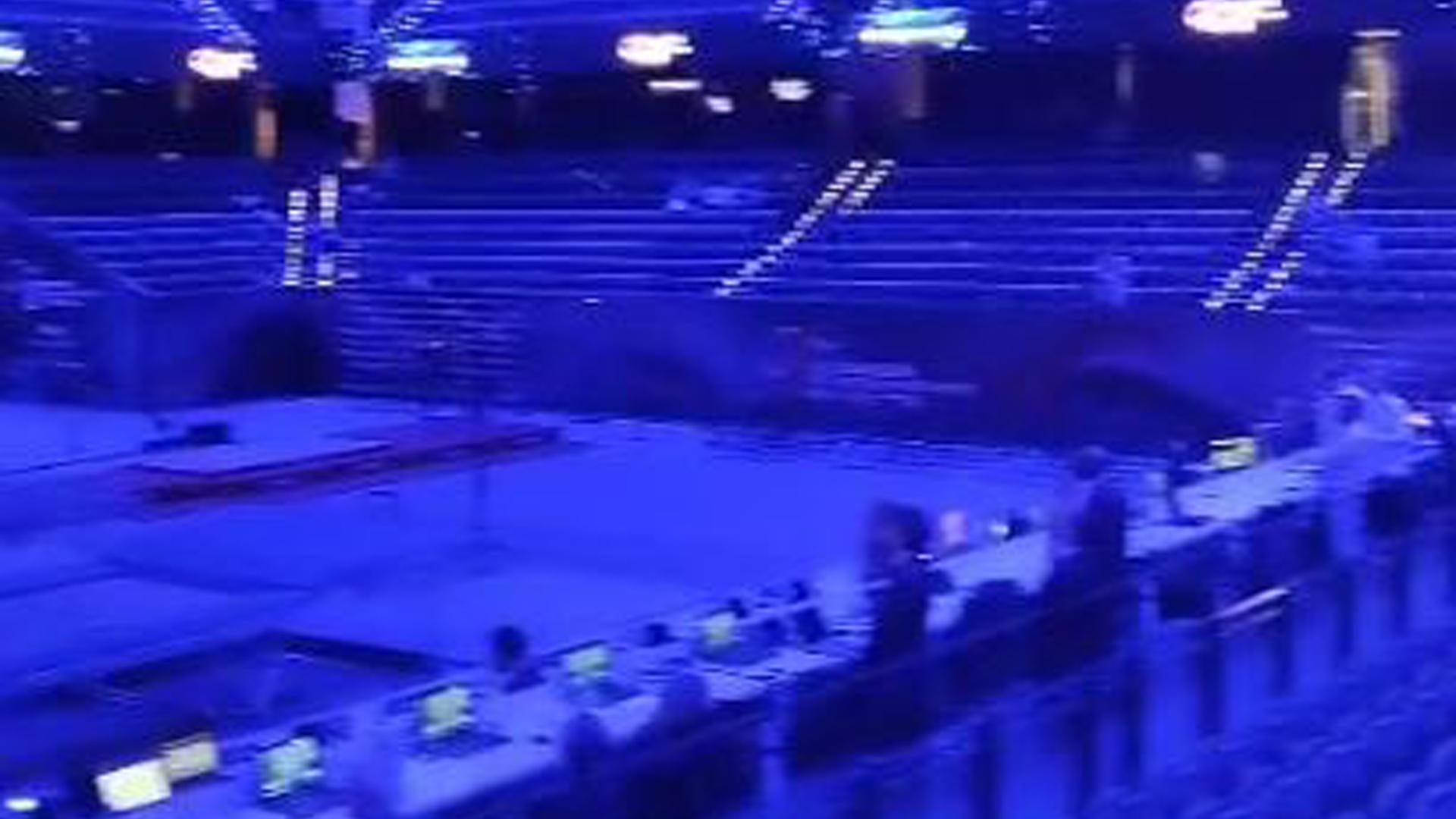 Vídeo de la ceremonia de clausura con el Navarra Arena vacío