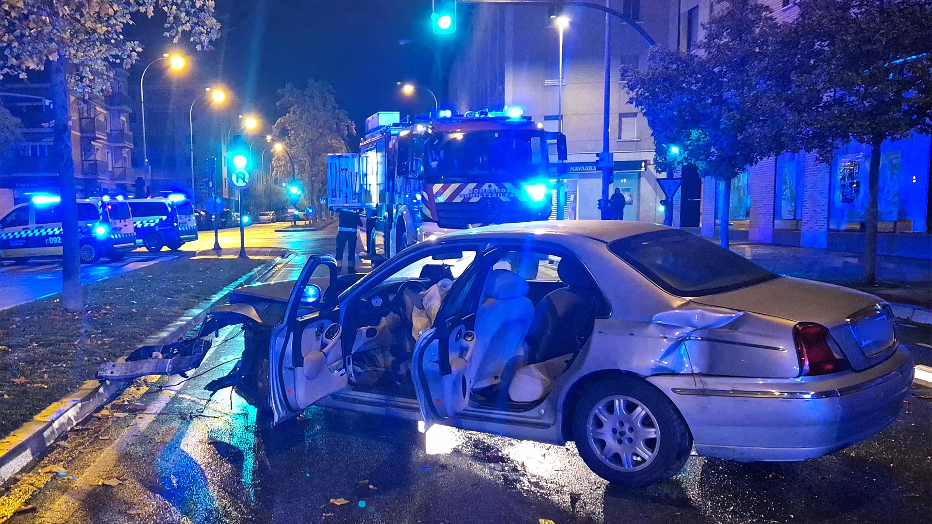 Estado en el que quedó el automóvil implicado en el suceso /