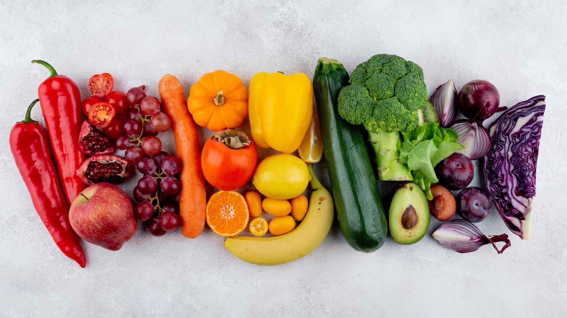 La fruta y la verdura son parte importante de la dieta mediterránea