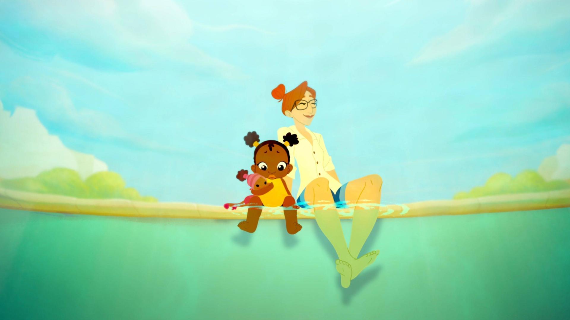 Una imagen de Cafuné, corto de animación ganador del Goya, de los estudios navarros Dr. platypus & Ms. wombat