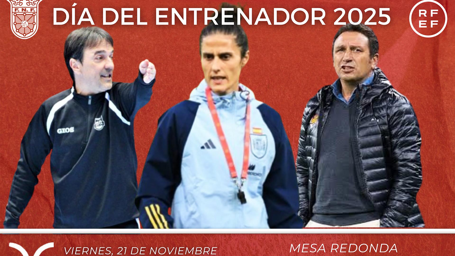Anuncio de la Federación Navarra de Fútbol con motivo del Día del Entrenador /