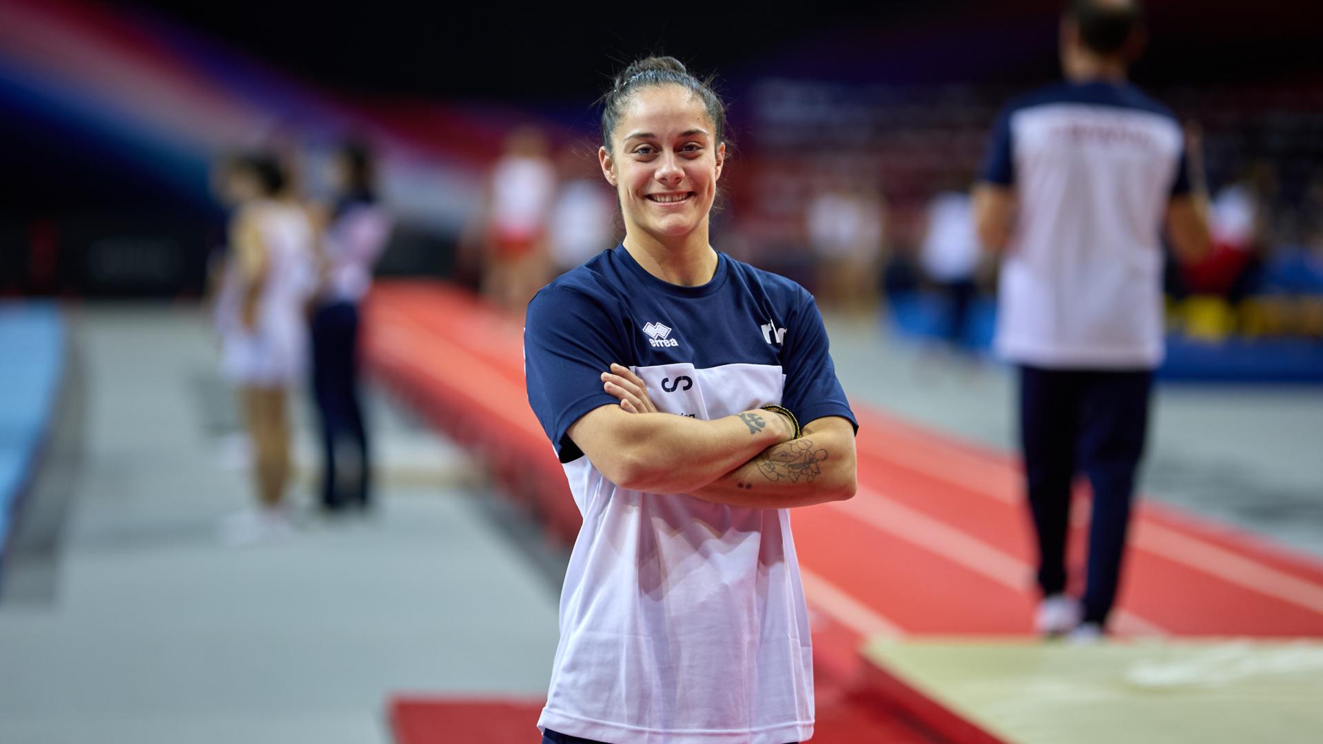.Melania Rodríguez, gallega de 24 años, se proclamó campeona del mundo el sábado y estos días es entrenadora de los más jóvenes