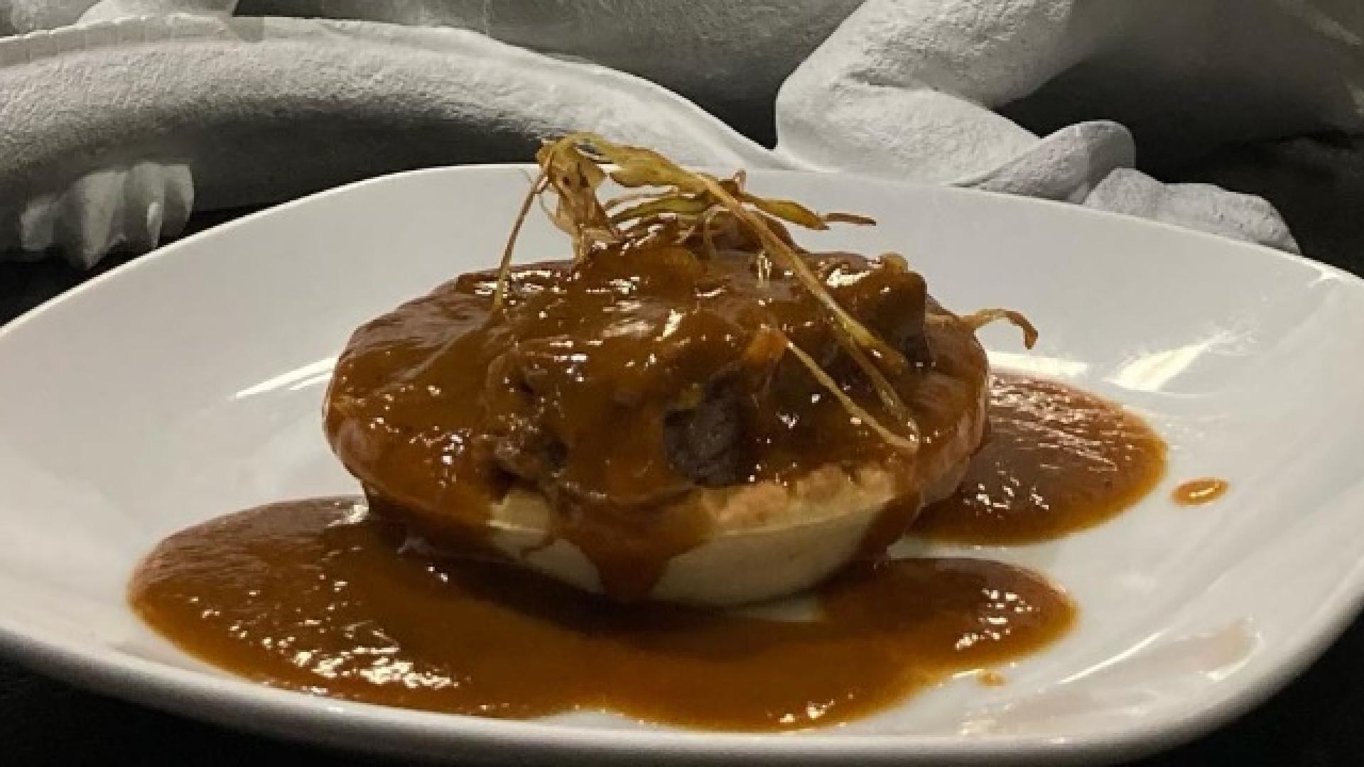 Pincho de una edición anterior de la Semana del Pincho de Zizur Mayor