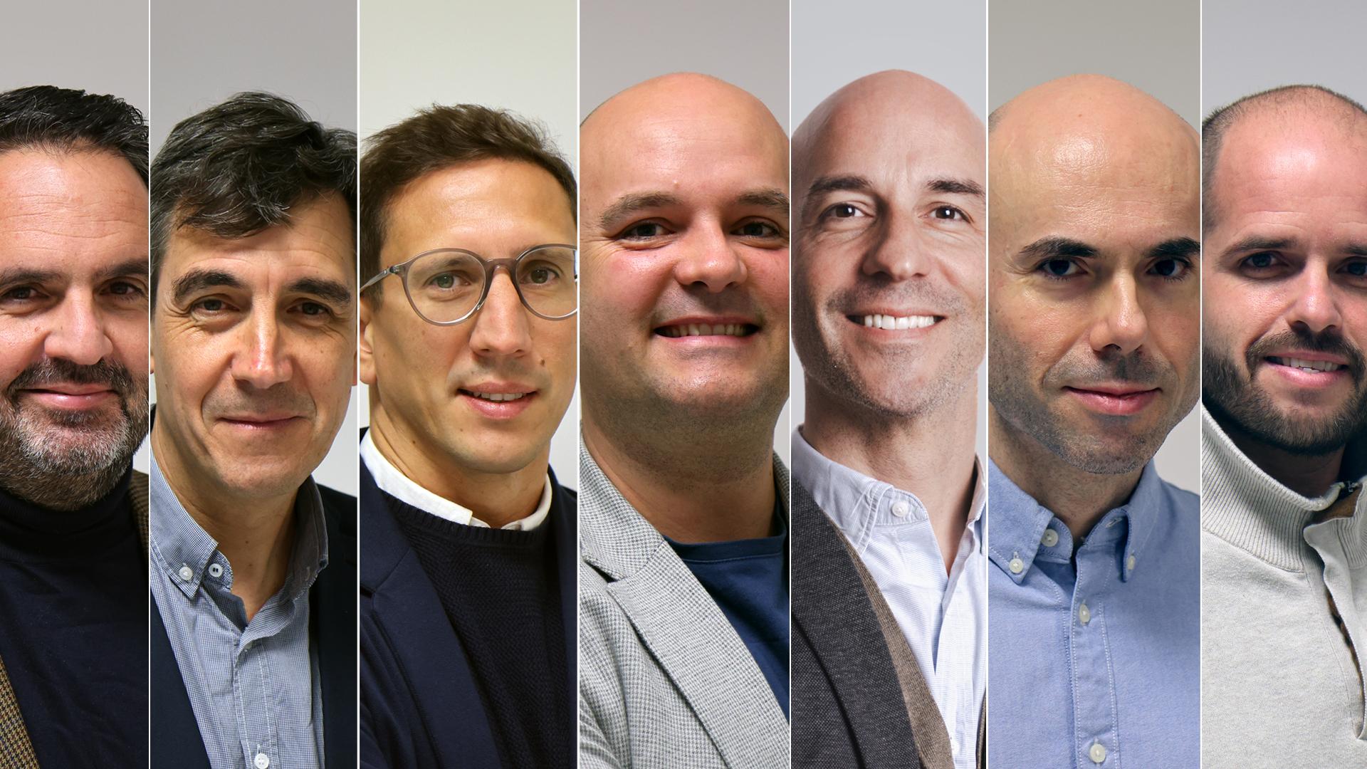 Íñigo Alli, Alejandro Valls, Richard Ochagavía, Juan Martínez, Jordi Mateu, Víctor Eransus y Óscar Montero