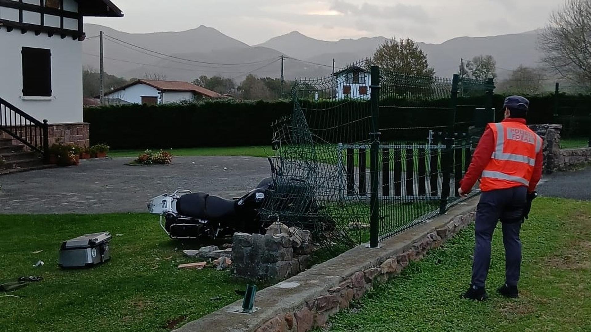 Estado en el que ha quedado la moto