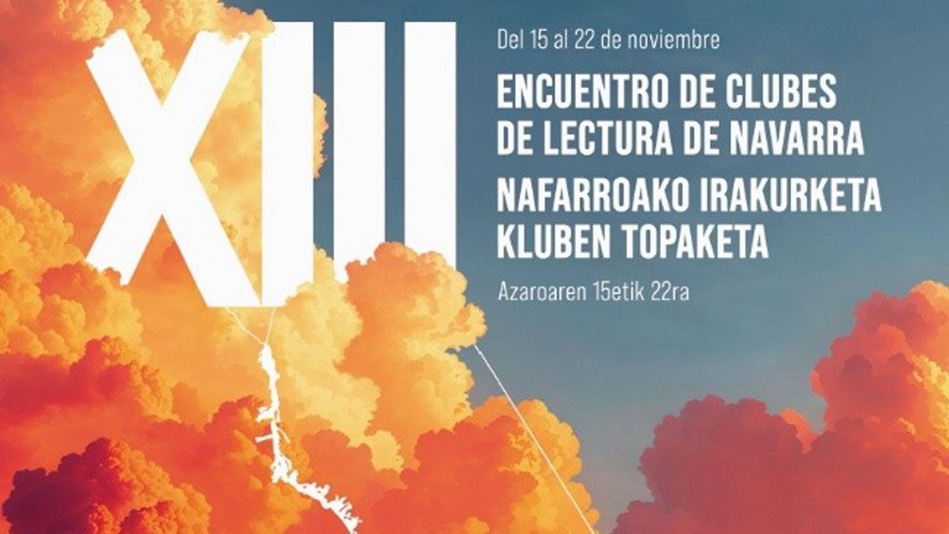 Cartel promocional del XIII Encuentro de Clubes de Lectura