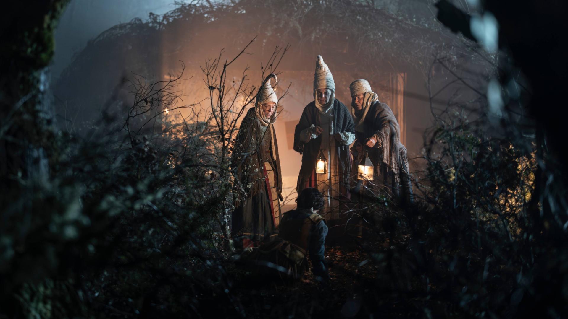 Iñake Irastorza, Elena Irureta y Ane Gabarain en una escena de 'Gaua'