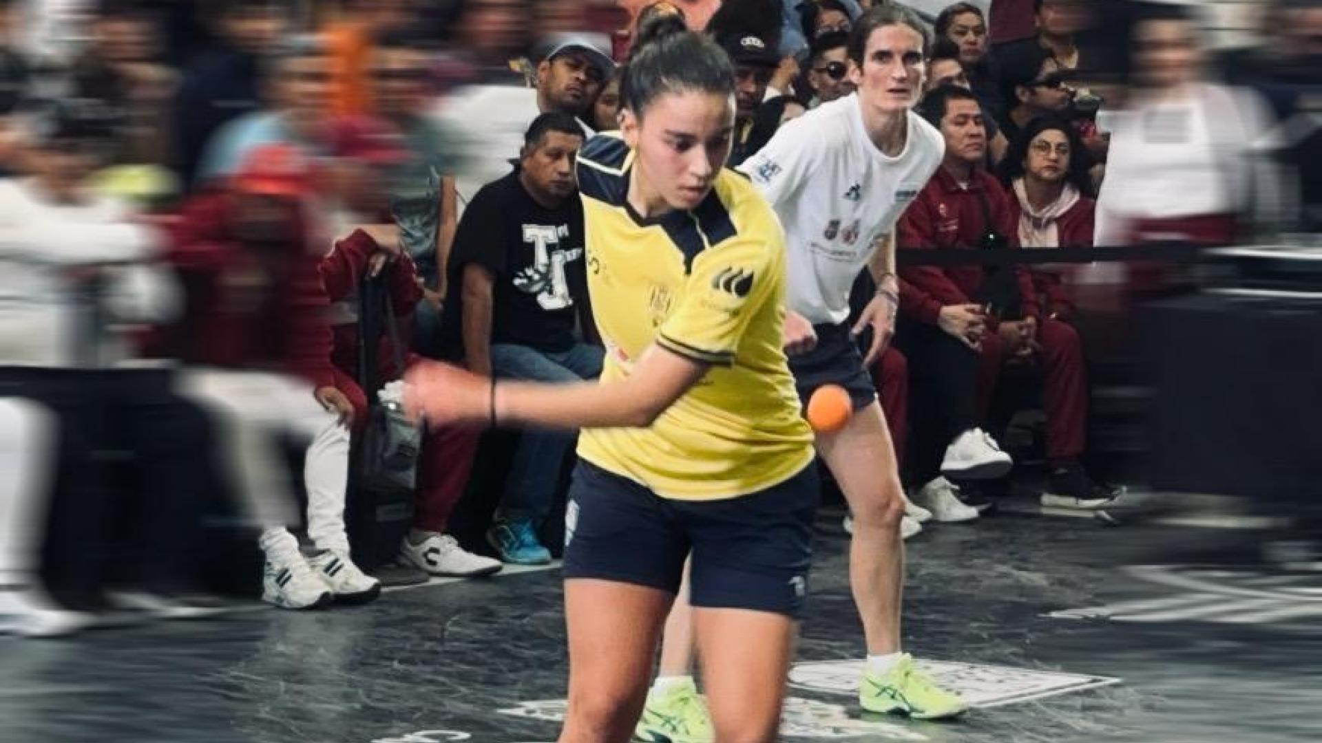 Laia Salsamendi, en un partido anterior del Mundial.