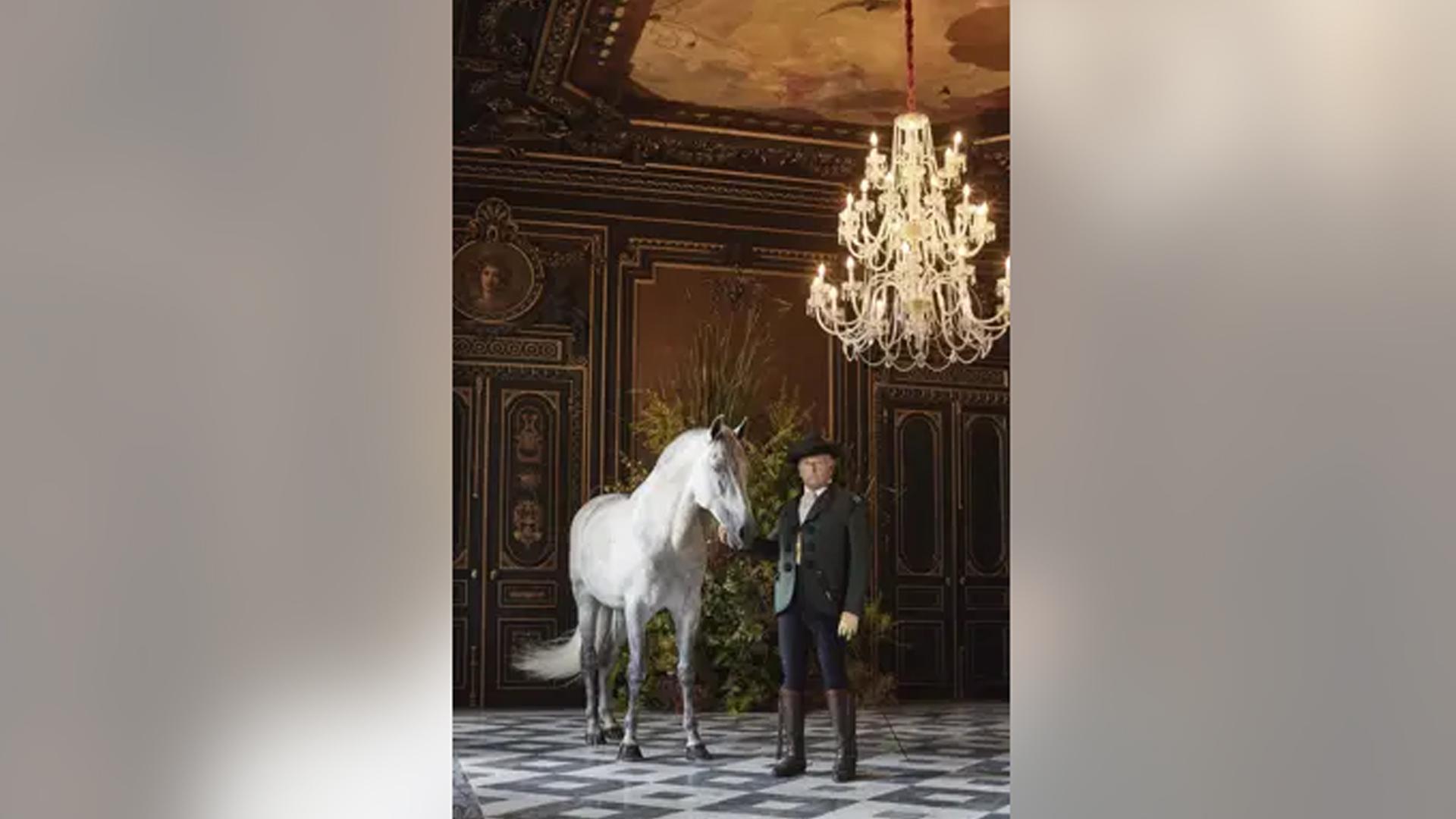Álvaro Domecq en la Real Escuela de Arte Ecuestre en una imagen de archivo