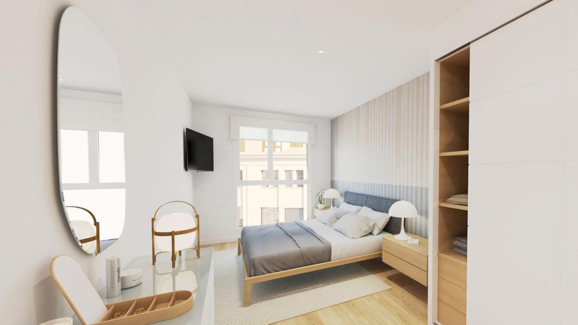 Dormitorio con armario empotrado