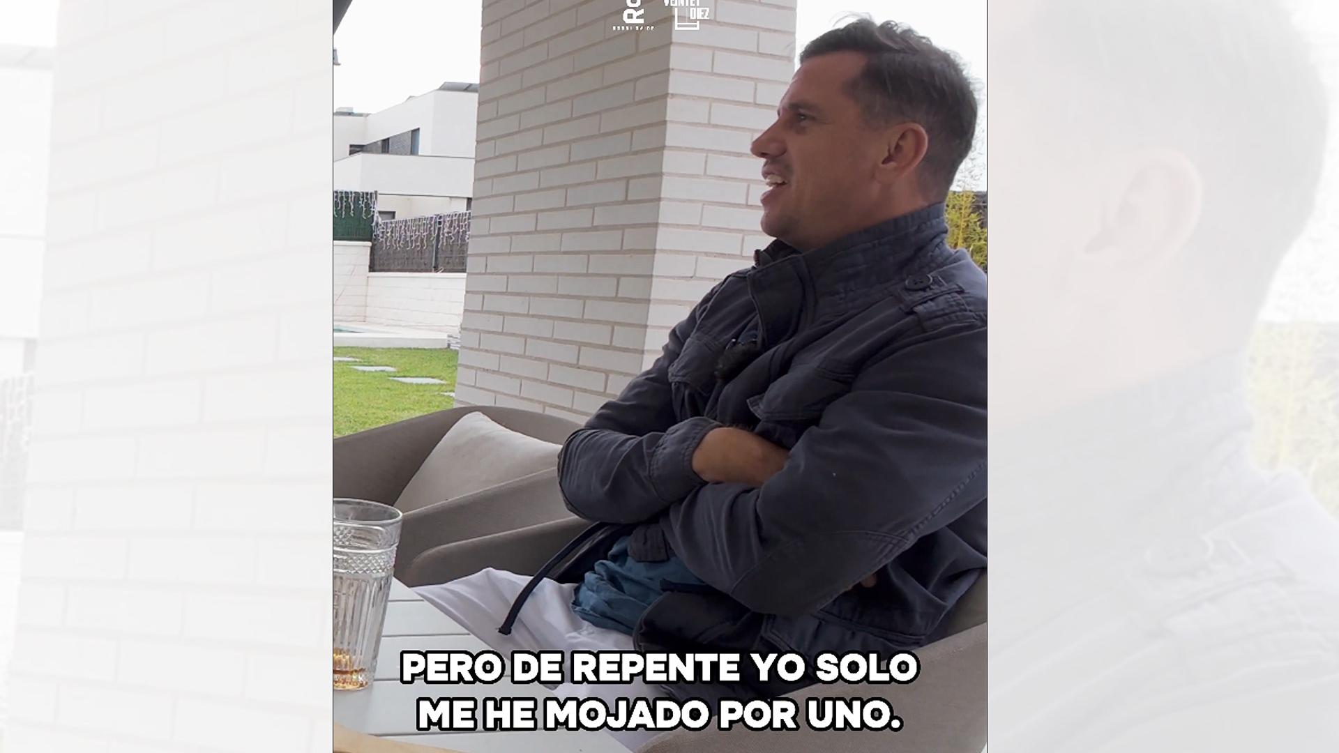 'Paquito' Navarro en un momento de la entrevista con VeinteDiez Padel &/
