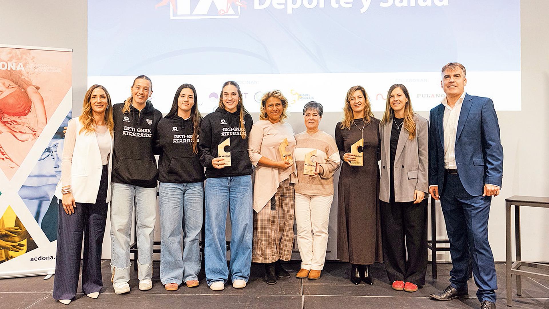 Las galardonadas en los ‘Premios AEDONA en Femenino’ /