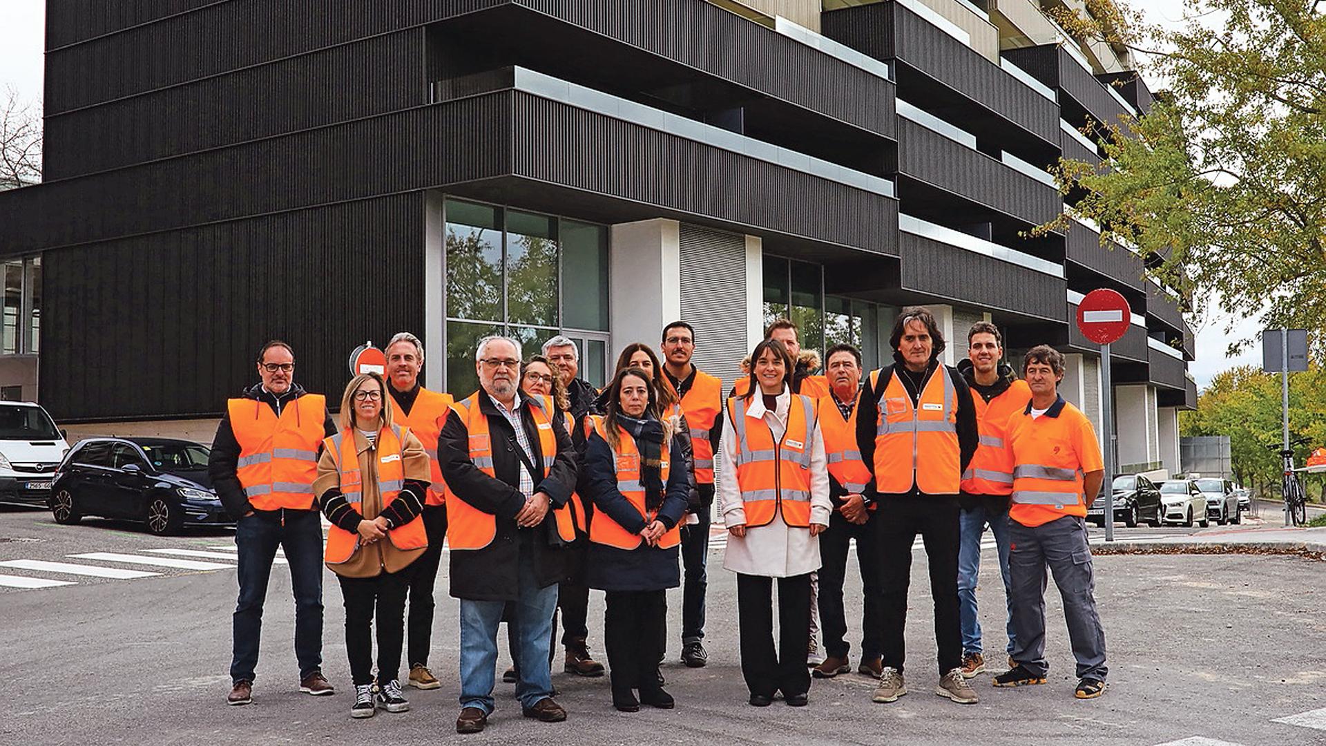 Personal técnico y político que acudió a la visita fin de obra el 18 de noviembre de 2024 /