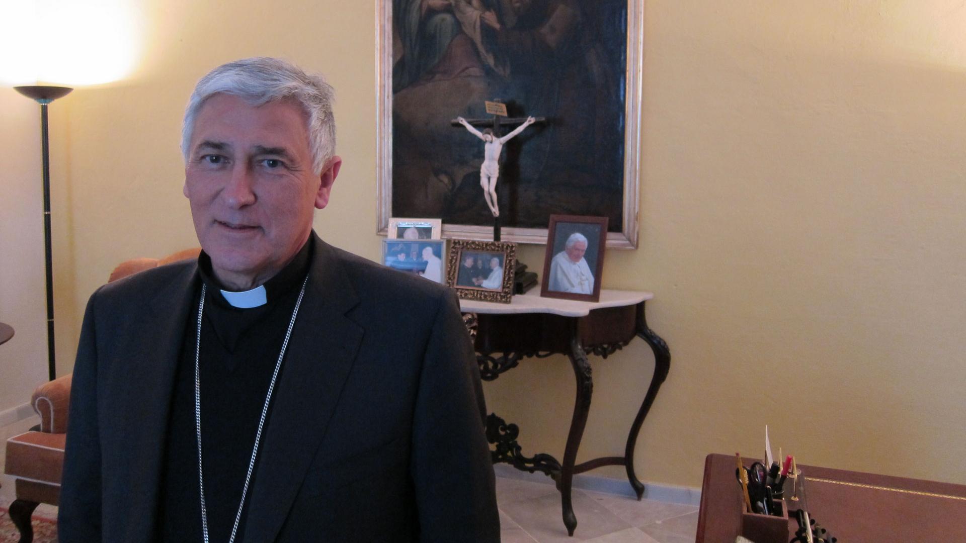 El obispo de Cádiz y Ceuta, Rafael Zornoza Boy