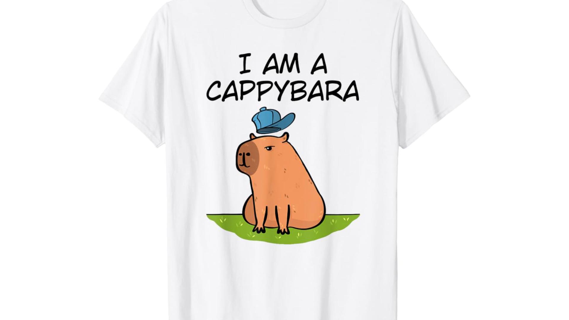 Camiseta con la capibara de moda