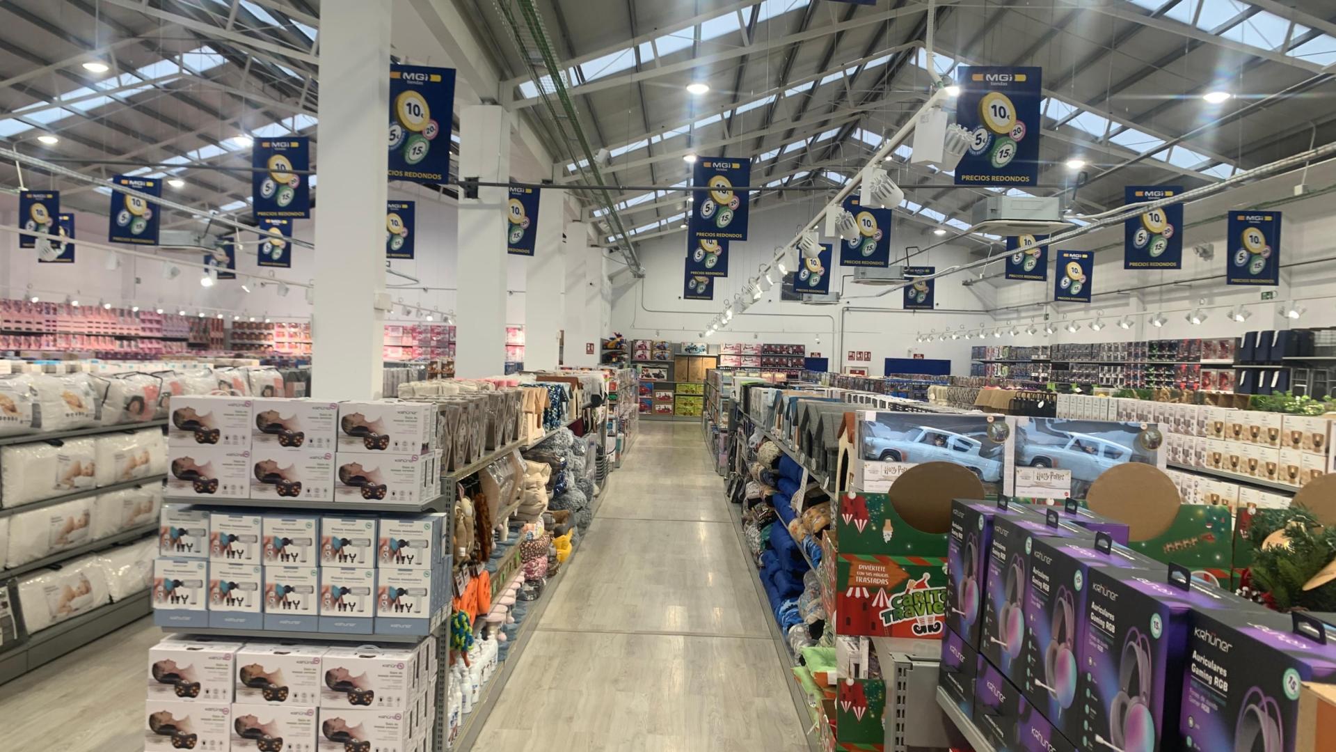 La tienda MGI, en el polígono de Mutilva calle A, tiene 2.000 m2 con miles de productos de regalo y hogar