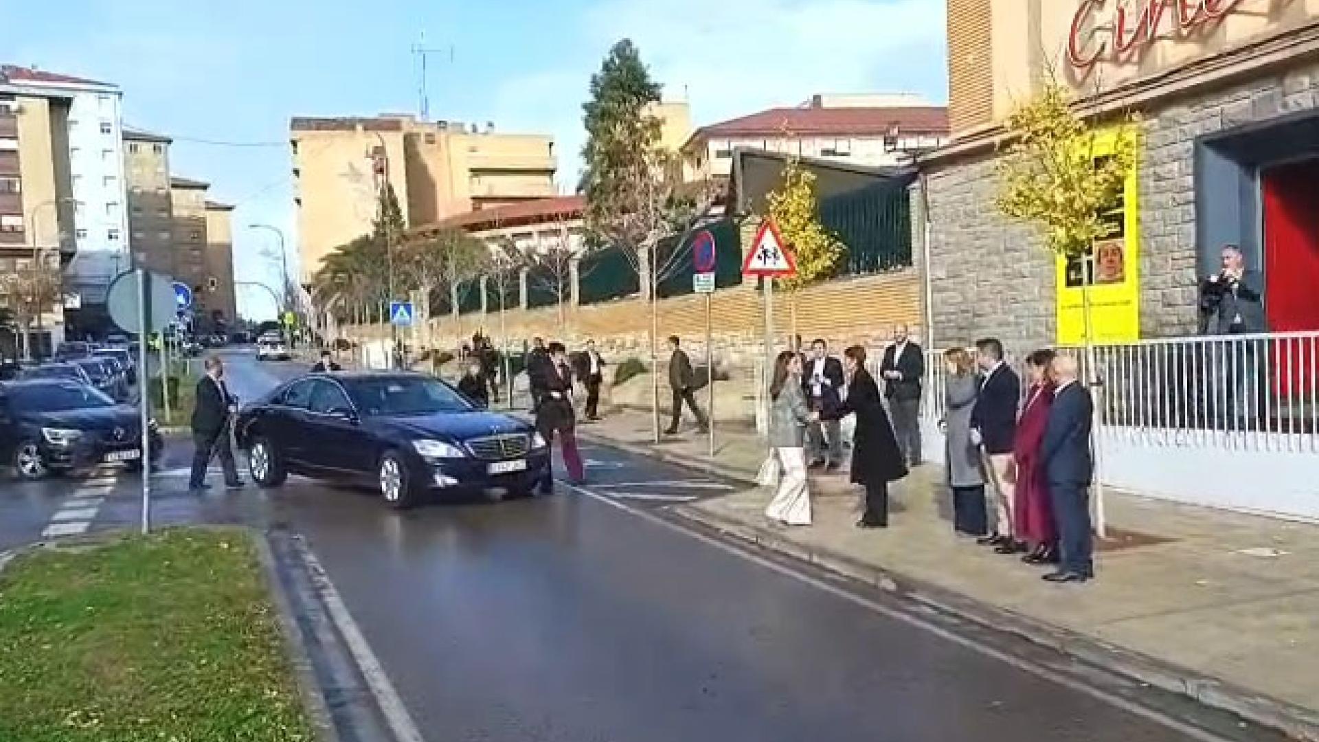 Doña Letizia asiste en el cine Moncayo al homenaje a Alejandro Amenábar