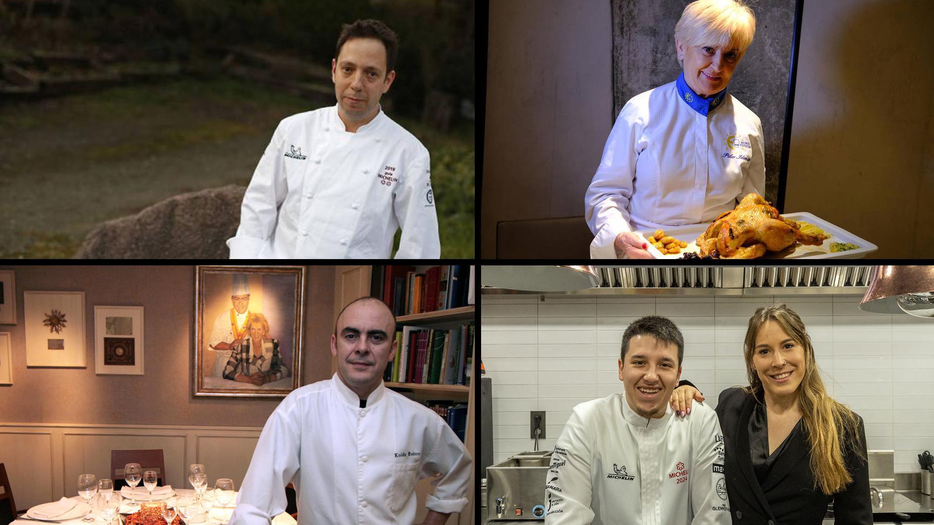 Estos son los cocineros y cocineras de los cuatro restaurantes navarros con estrella michelin