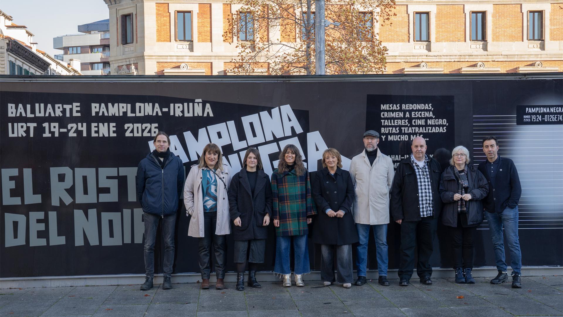 Pamplona Negra XII analizará el 'rostro del noir' del 19 al 24 de enero de 2026