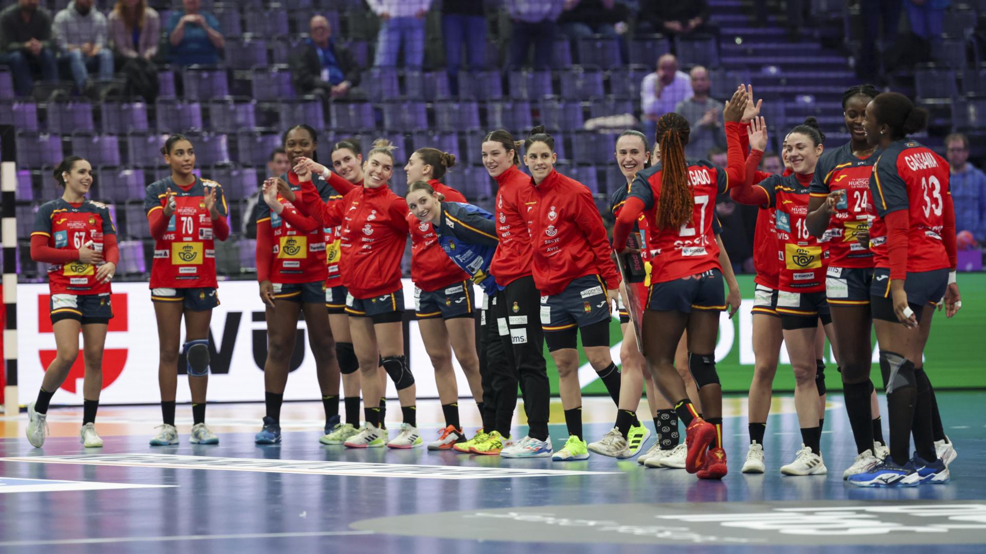 Las Guerreras, en su estreno en el Campeonato del Mundo de este pasado miércoles 26 en Trier (Alemania)