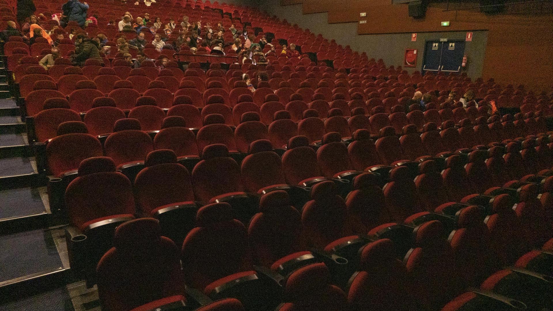 Sala principal del cine Los Llanos de Estella.