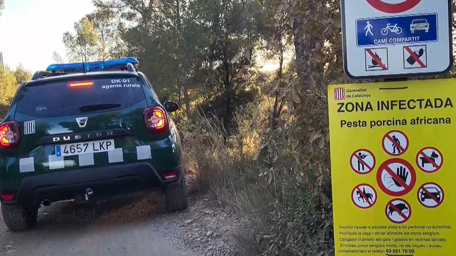 Vista del dispositivo de agentes rurales de Cataluña