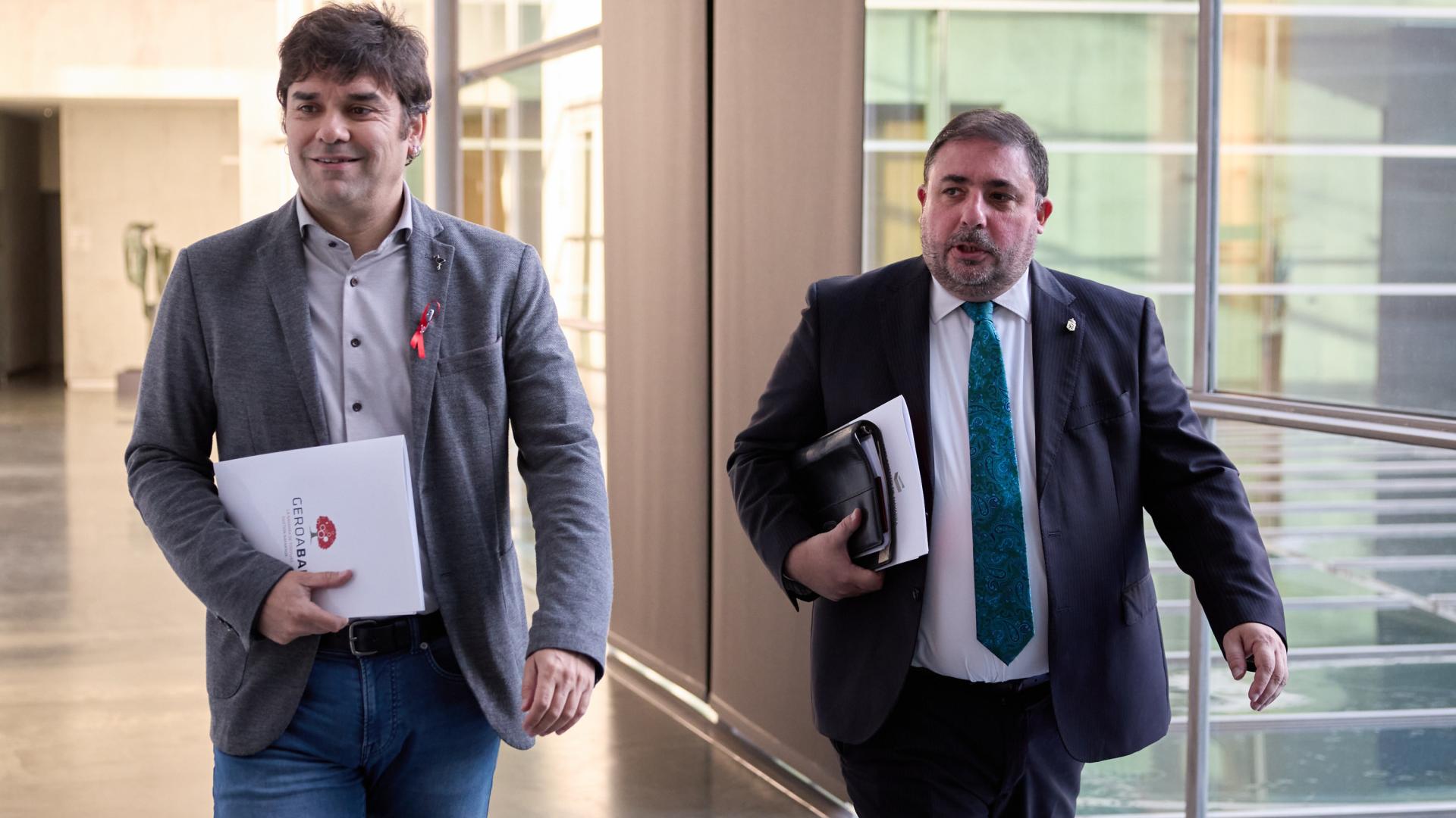 A* Jesús Garzaron F* 2025_12_01 T* Mesa y Junta de portavoces L* Parlamento de Navarra, Pamplona.