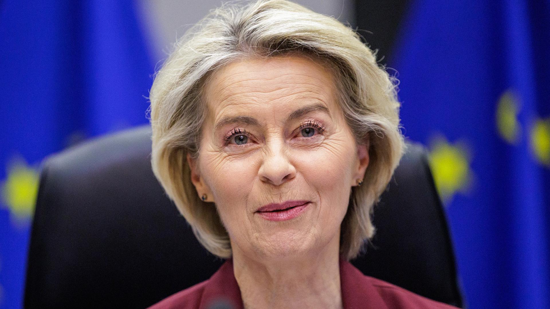 La presidenta de la Comisión Europea, Ursula von der Leyen