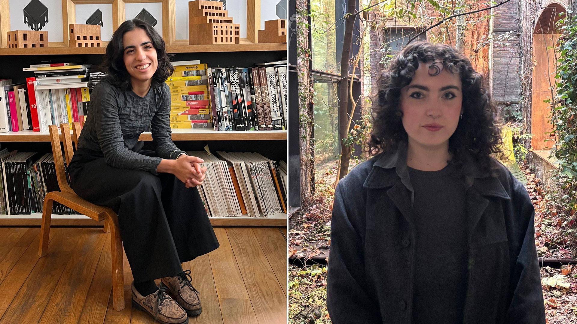 Las arquitectas Lucía Ruiz Ullate y Belén Recarte Tolosana