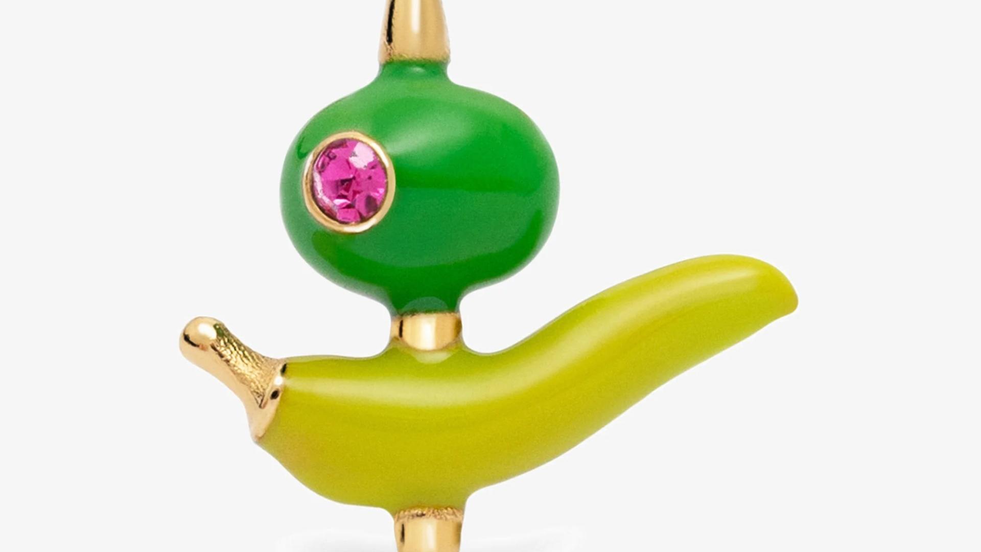 Pendiente con forma de gilda de la marca Singularu