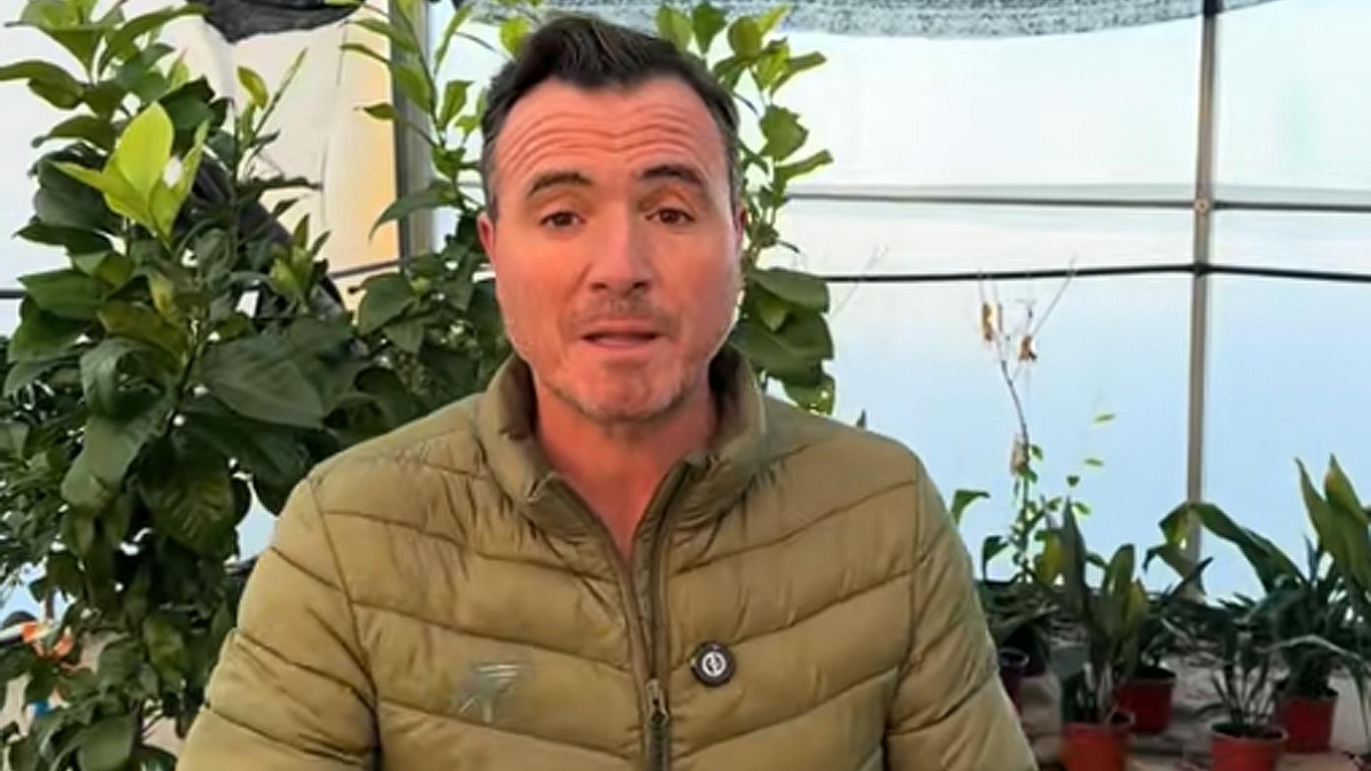 El agricultor y productor de plantas Ángel Illescas