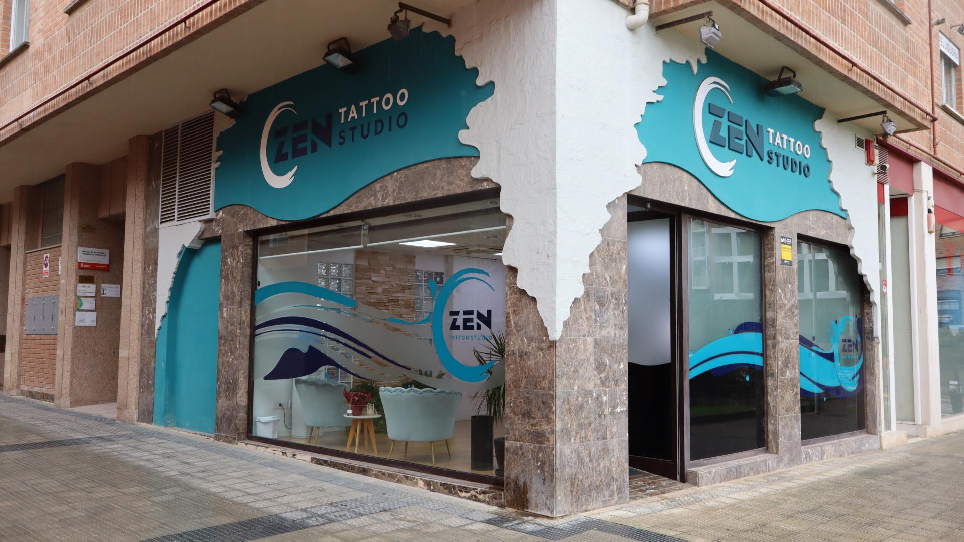 Fachada de Zen Studio Tattoo, en Pamplona