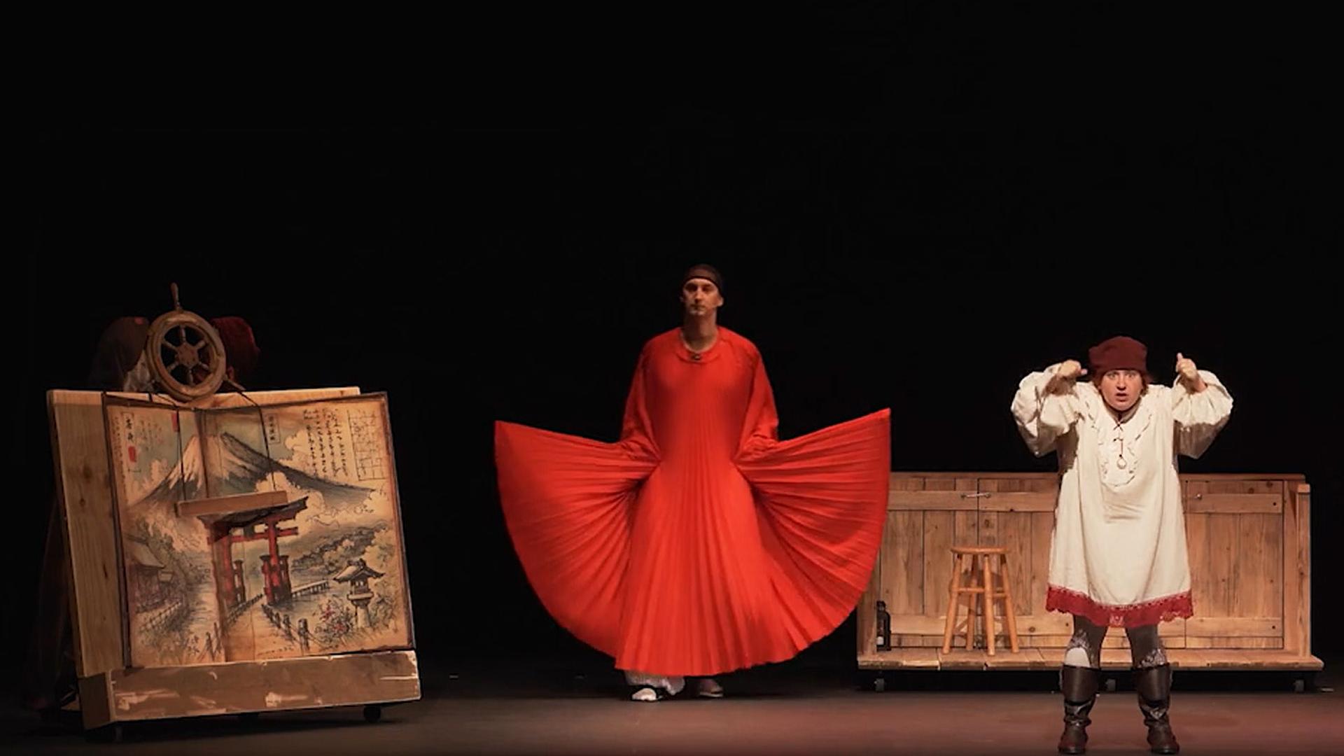 Un momento de la obra de teatro 'AMARES, amar los mares'