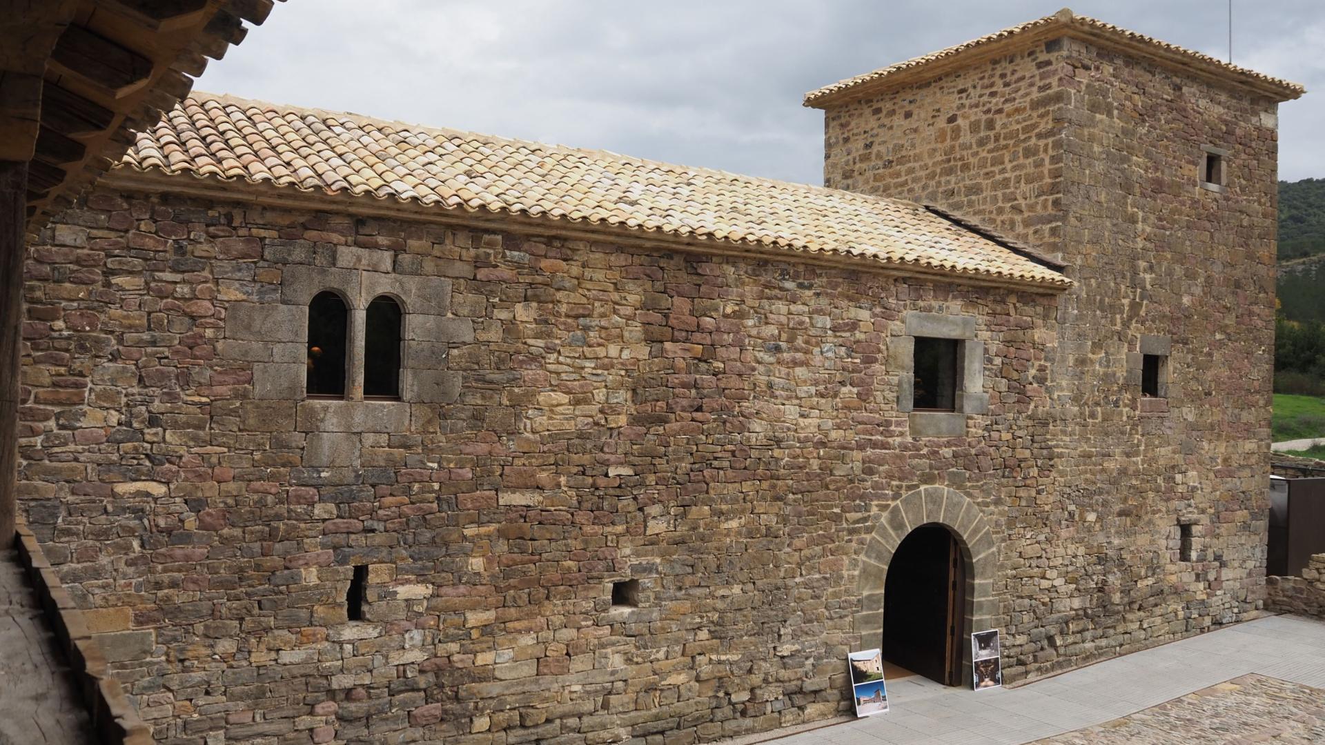 Vista parcial del Palacio de Arce una vez restaurado por el Gobierno de Navarra con fondos europeos