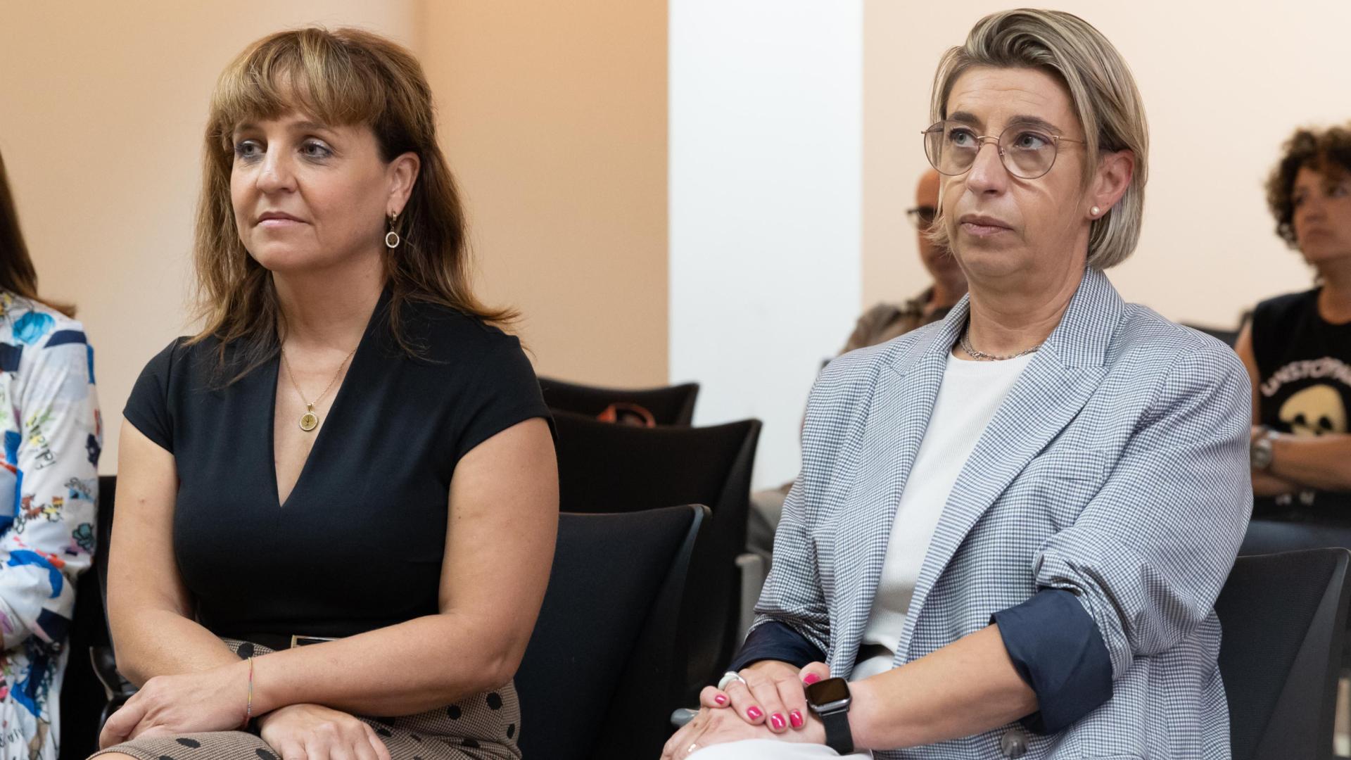 De izquierda a derecha: Amaya Pérez Zardoya e Icíar Les Urra