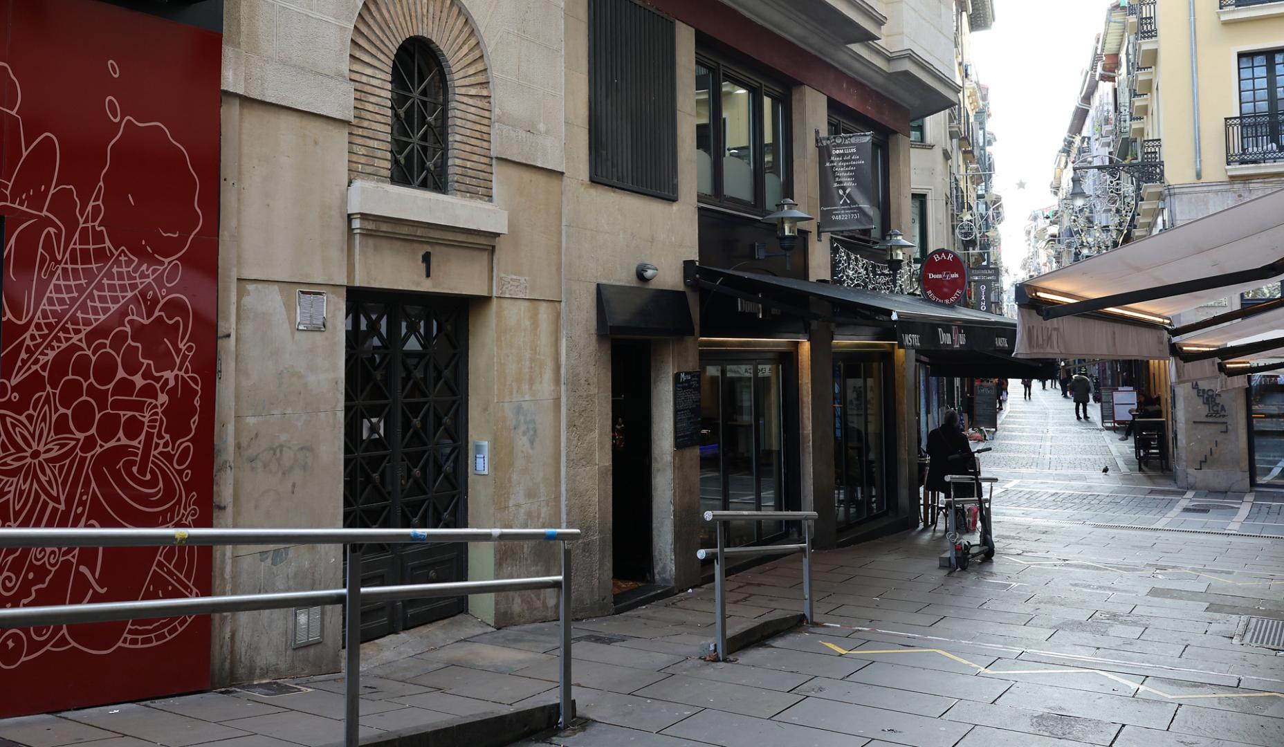 Sede de Servinabar en la calle San Nicolás de Pamplona