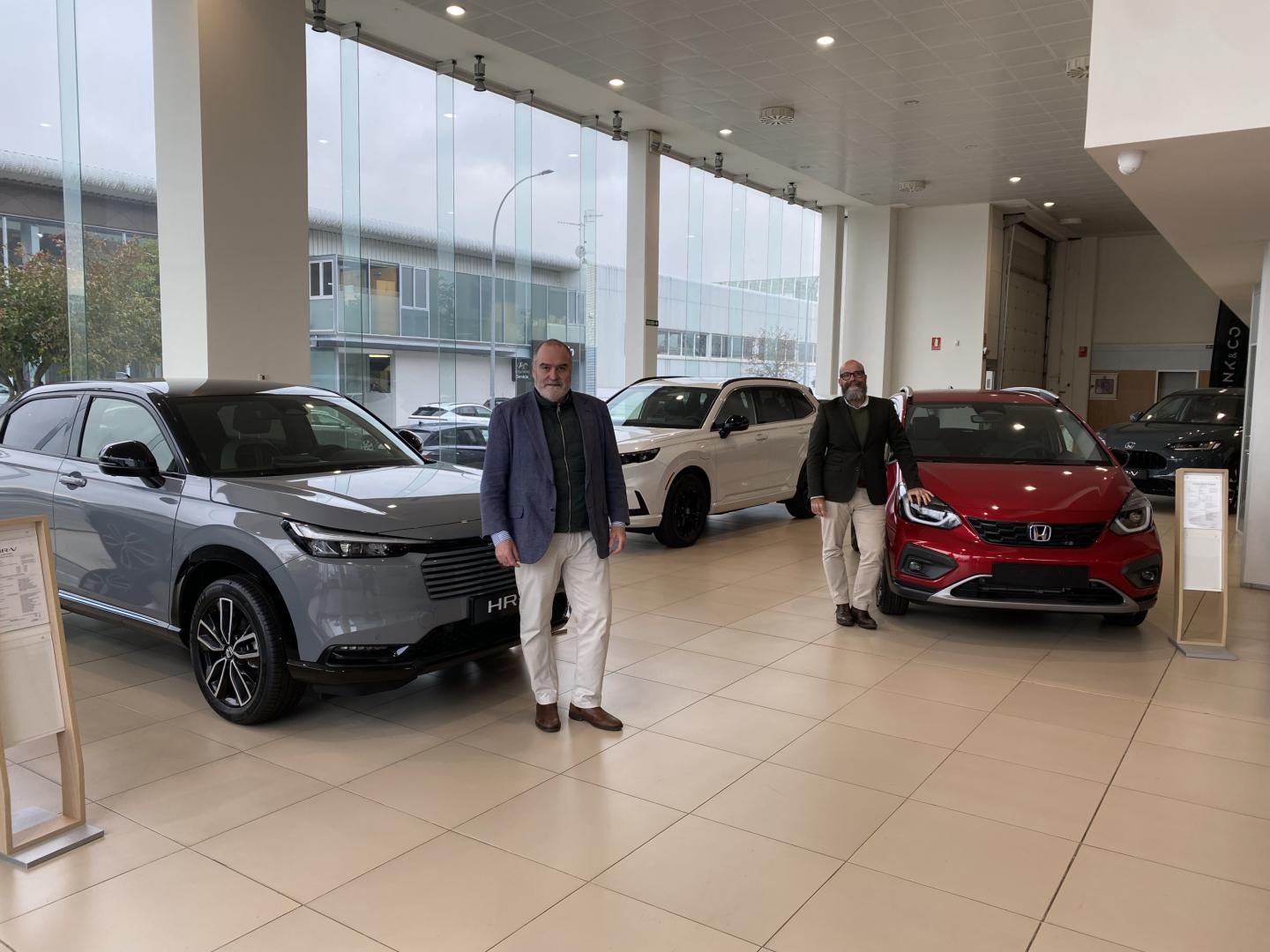 José Luis Oneca e Iñigo Oneca en Tecnavarra Honda