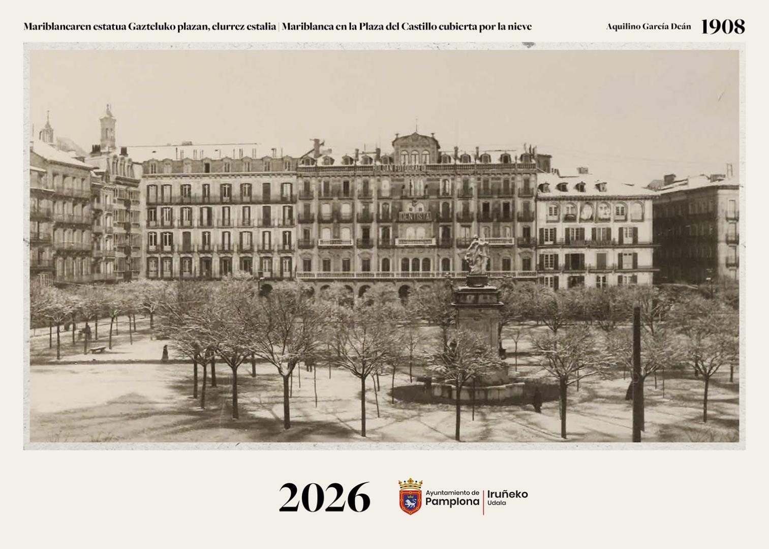 Calendario municipal de Pamplona 2026