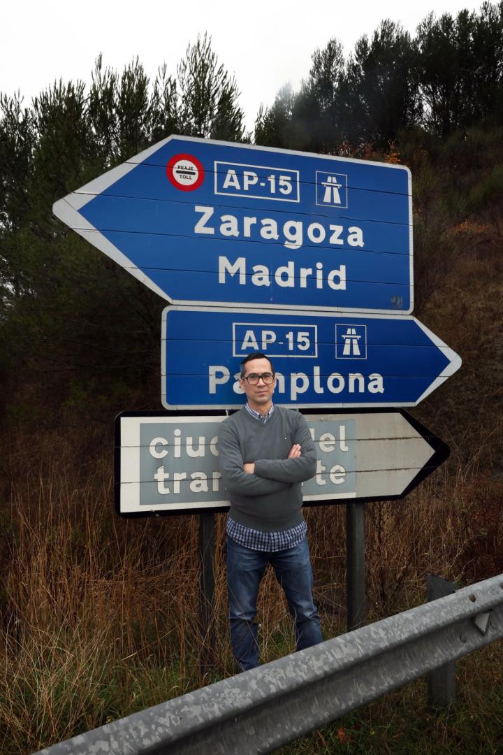 Marco Andía, de 49 años. Llegó el día anterior desde Murcia para asistir a un funeral.