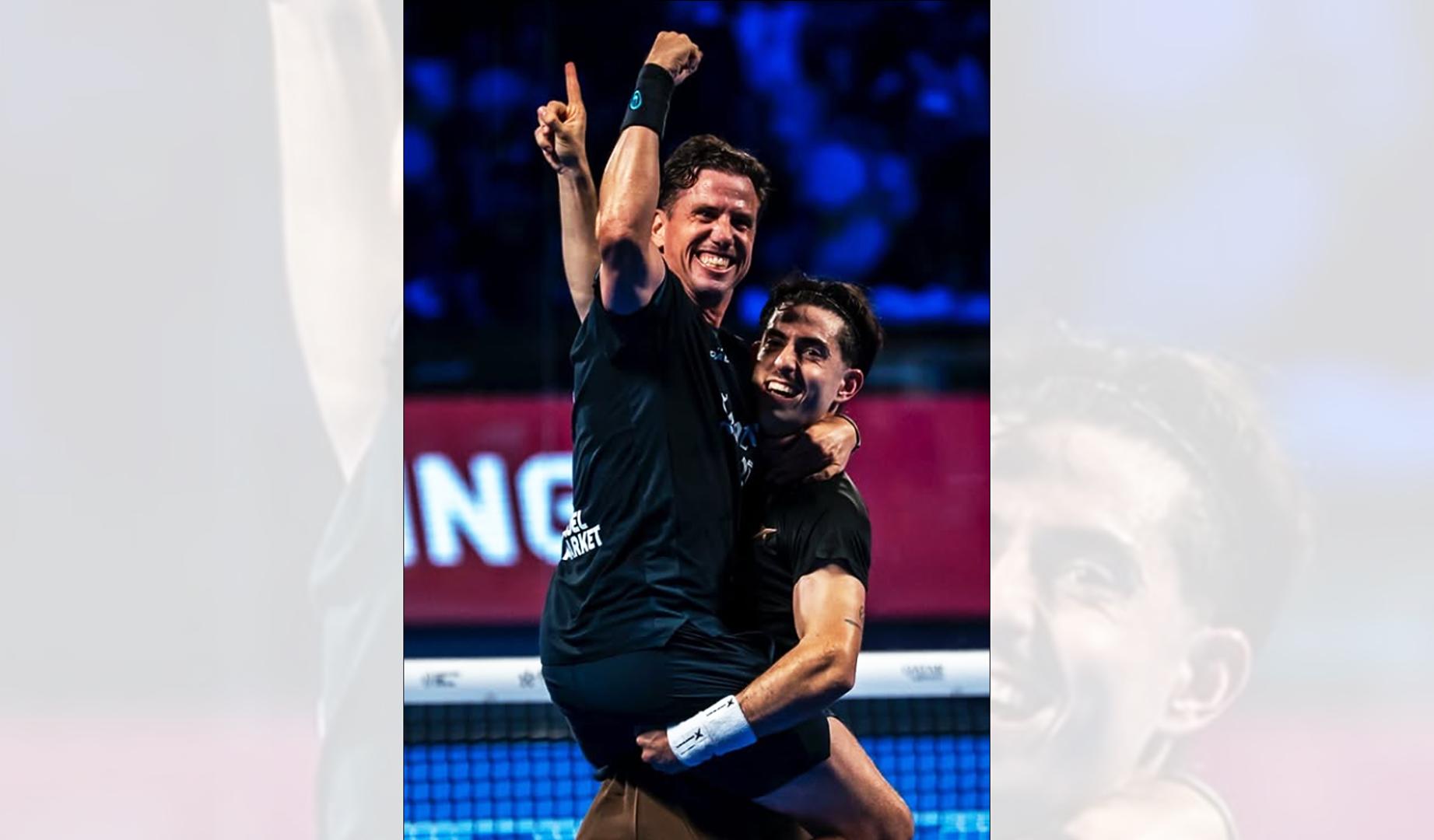 'Paquito' Navarro aúpa a Jon Sanz tras plantarse en la semifinal de las Finals de Barcelona