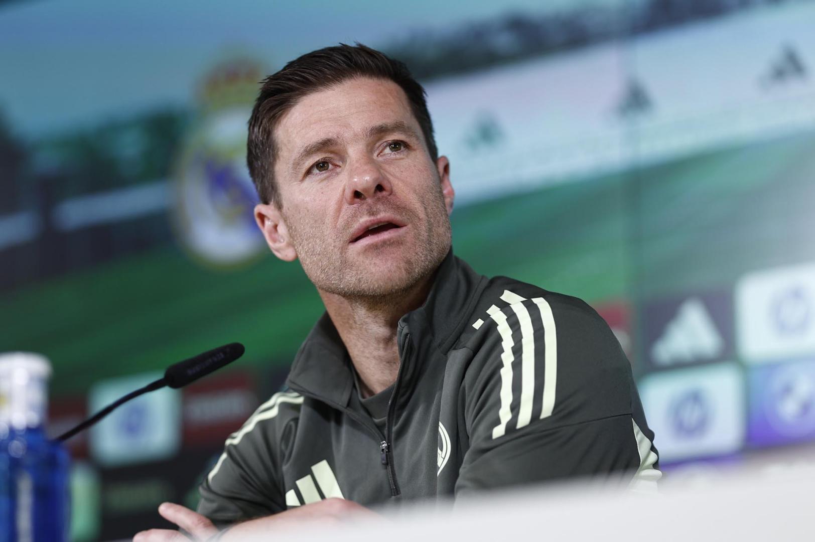 Xabi Alonso, en la previa del partido del Real Madrid en Mendizorroza