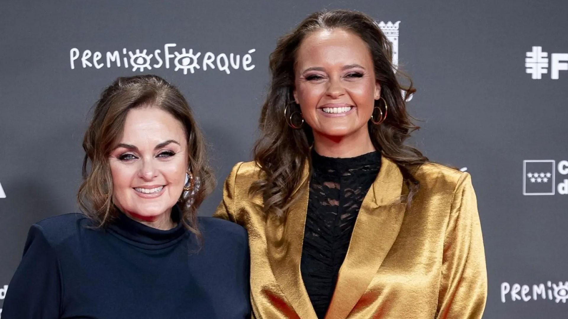 Carmen Morales y Shaila Dúrcal, en la 31 edición de los Premios José María Forqué