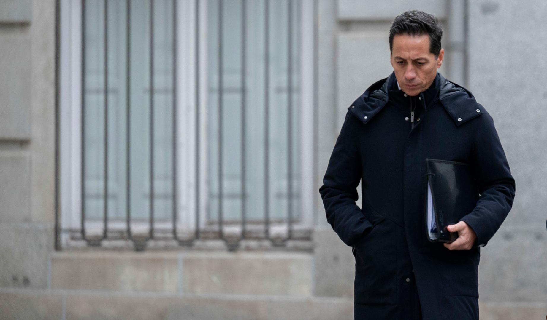 Manuel José García Alconchel, exdirectivo de la zona sur de Acciona Construcción España a su llegada al Tribunal Supremo