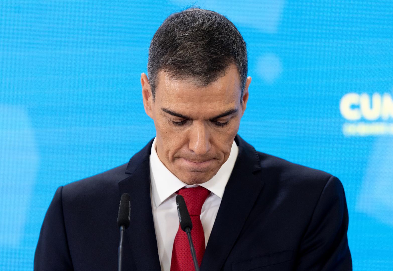 El presidente del Gobierno, Pedro Sánchez, durante su balance del curso político