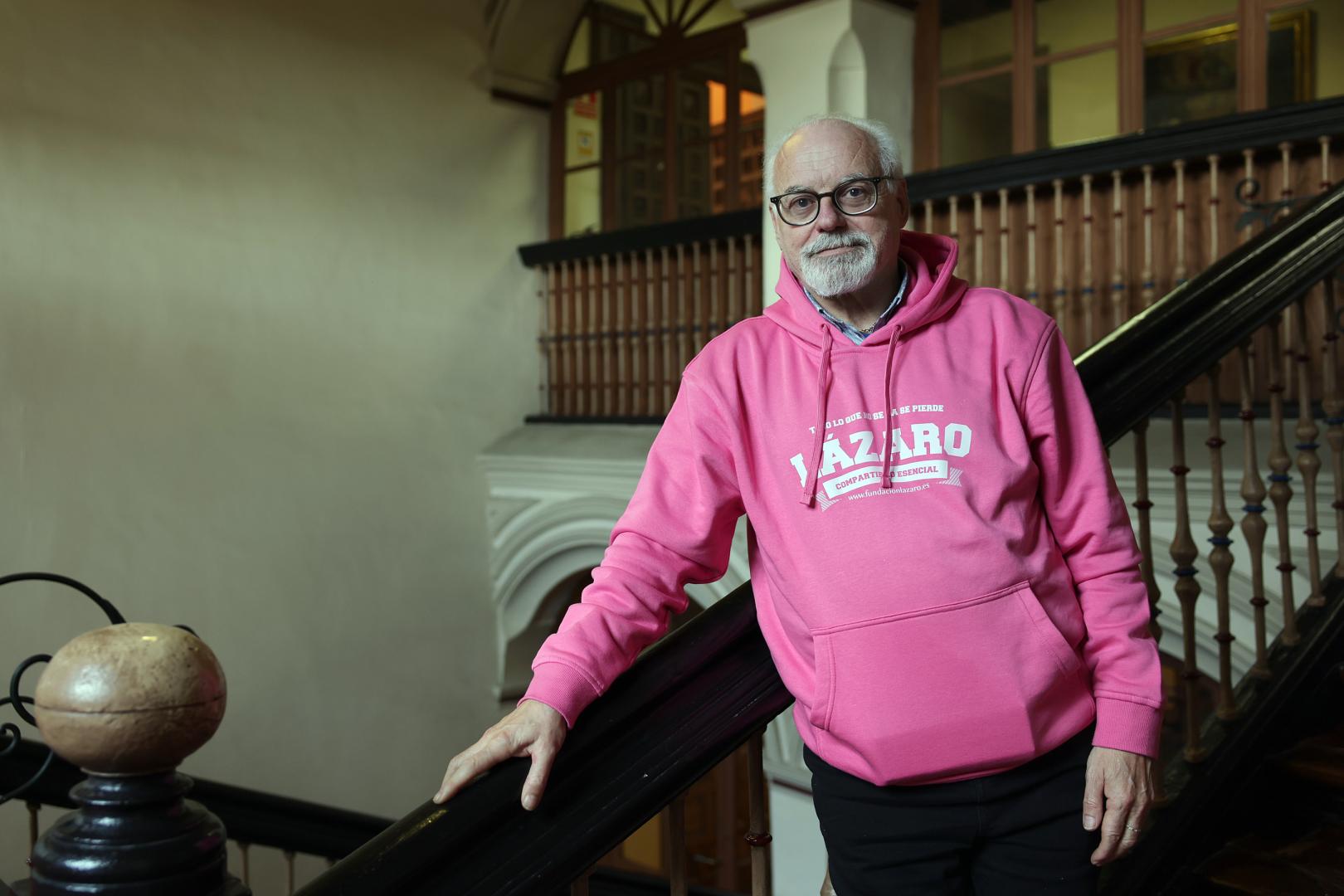 Eugenio Baños, este lunes en Pamplona.